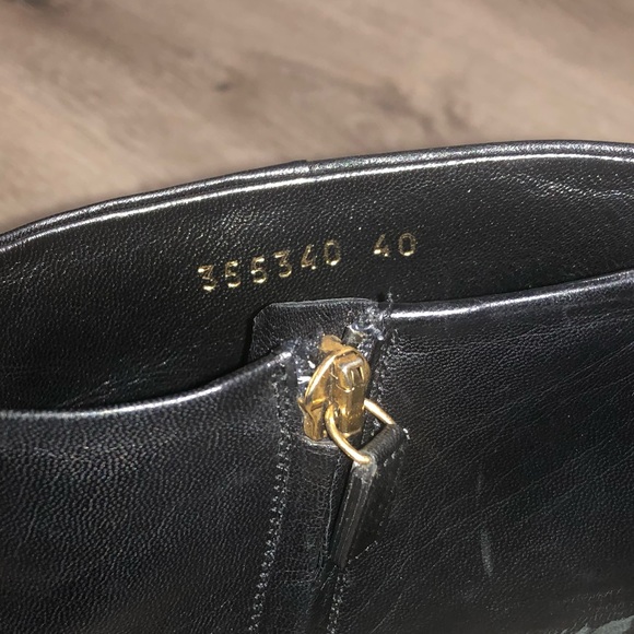 Gucci LEATHER ANKLE BOOTS Size 40 Made in Italy - Picture 5 of 8